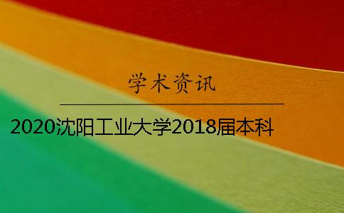 2020沈阳工业大学2018届本科生毕业设计（论文）相关工作安排